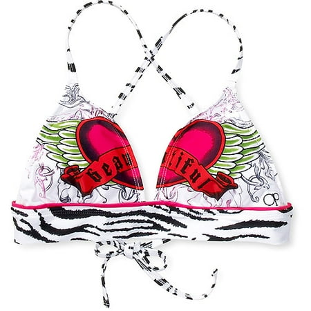 Op - Juniors Tattoo Bikini Top