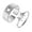 Silver, variant on 2pcs Spider Matching Promise Ring for Couples - Remember Your Most Fragrant Moment of Your Relationship Journey