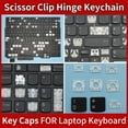 thumbnail image 1 of Replacement Keycap Key cap &Scissor Clip&Hinge For Lenovo ThinkPad E15 G1 G2 E14 Gen2 2020 2021 5 Rubber Pad, 1 of 5