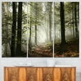 thumbnail image 1 of Tableau moderne imprimée sur toile Design Art Lumière en foret, 1 of 3