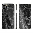thumbnail image 3 of DesignSkinz Smooth Black Marble Full-Body Skin Decal Wrap Cover for iPhone 12 Mini, 3 of 9