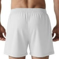 thumbnail image 3 of FRSASU Men's Tear Away Shorts Snap On Athletic Cotton Shorts Post Knee Surgery Recovery Hip Replacement Pants with Pockets White XL(XL), 3 of 3
