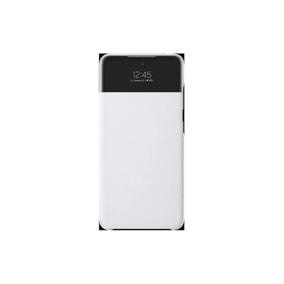 Funda tipo cartera para Samsung Galaxy A52 5G S View, color blanco