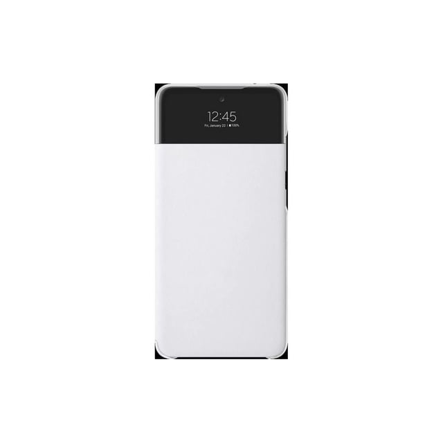 Funda tipo cartera para Samsung Galaxy A52 5G S View, color blanco