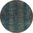 thumbnail image 1 of Ahgly Company Indoor Round Abstract Taupe Brown Oriental Area Rugs, 8' Round, 1 of 6