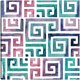thumbnail image 1 of Laberinto tribal verde azulado, 1 of 4