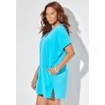 thumbnail image 3 of Swimsuits for All Women's French Terry Lightweight Cover Up Tunic, 3 of 4