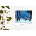 thumbnail image 3 of Santa Flying Through the Forest Holiday Card - 18 Holiday Cards & 19 Envelopes -, 3 of 4