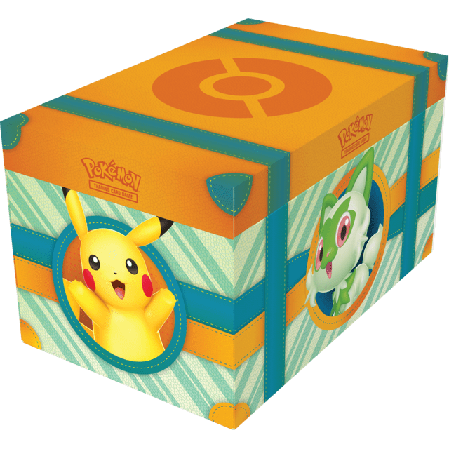Collectible Pokemon Trading Card Games Paldea Adventure Chest