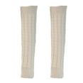 thumbnail image 1 of Yingyy Women Winter Leg Warmers Twist Knit Knitted Long Boot Socks Solid Crochet Foot Cover, 1 of 9