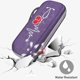 thumbnail image 2 of El estuche que lleva del bolso de almacenamiento para el estetoscopio clásico Iii protege el estuche protector de la caja de la manga de la bolsa (purp, 2 of 4
