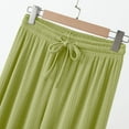 thumbnail image 5 of Uaswgudfs Women's Comfy Loose - Fit Drawstring Waist Pajama Pants Casual Lounge Home Wear Soft Breathable Sleepwear Green M, 5 of 5