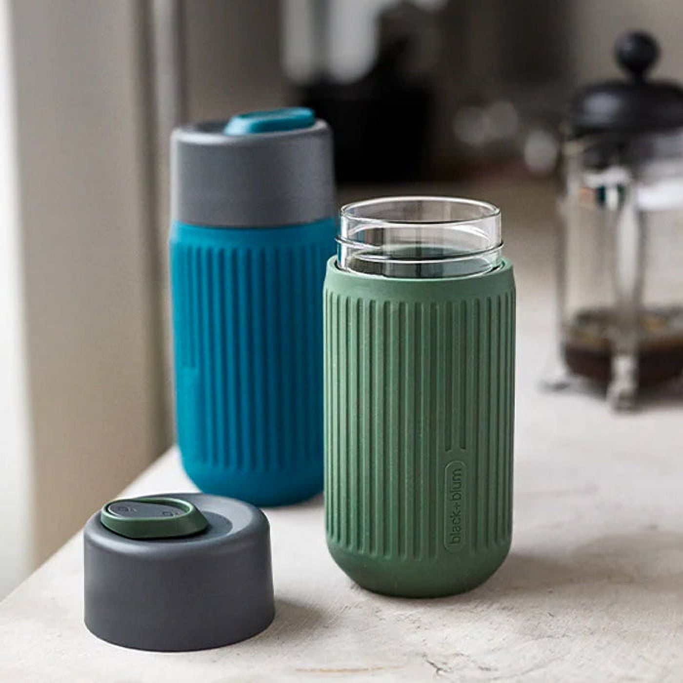 Black+Blum Glass Travel Cup - Coral