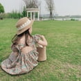 thumbnail image 5 of Robes Florales pour Filles Enfants Robe en Coton à Manches Courtes à Imprimé floral Bébé Robes de Printemps Été pour Fête Plage, 5 of 5