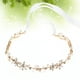 thumbnail image 5 of Guirnalda para el cabello Cofre de novia Perla Corona Cristal Cintillo floral Guirnalda para vacaciones Fotografía de boda (Dorado), 5 of 5
