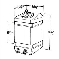 Jaz 250-003-01 3 gal Drag Race Cell