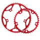 thumbnail image 4 of Plato de bicicleta de carretera, aleación de aluminio, 39-53 dientes, para 8, 9, 10 y 11 velocidades. rojo, 4 of 6