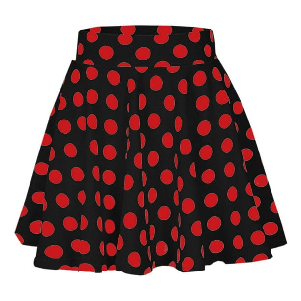 Falda informal de moda de cintura alta con punto ondulado de verano para mujer Wmkox8yi FGJ697