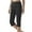 Black #729, variant on Bovemsi Women's Tummy Control Biker Shorts Pants High Waisted Crop Work Summer Casual Point Slacks Yoga Dress Pant Workout Athletic Leggings