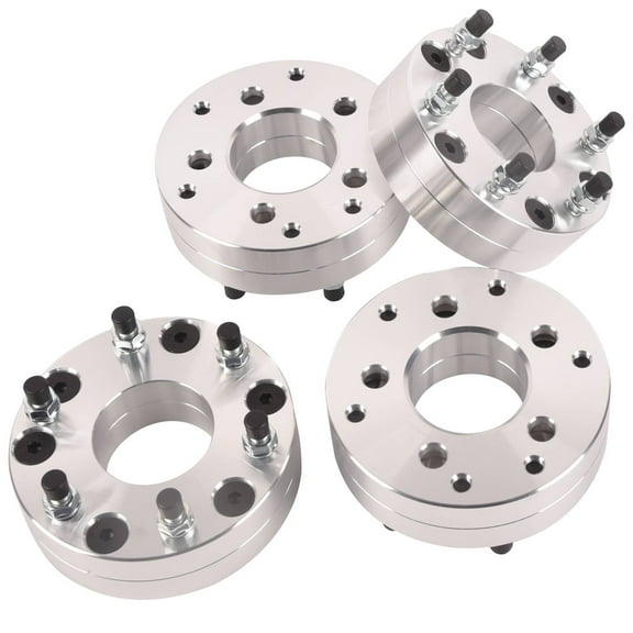 KT Parts 4PCS 2" 5x4.5 to 6x5.5 Wheel Adapters 5 Lug to 6 Lug 12x1.5 A0475A0027