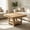 Annual ring, variant on Gaderth 47" Square Dining Table for 4-6, Heavy-Duty 350 lb Kitchen Table - 2-Tier Storage Shelf - Waterproof Wood Grain Top - Sturdy Triangle Legs - Color: Annual Ring
