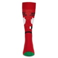 thumbnail image 2 of MeMoi Men's Santa Claus and Suds Holiday Crew Novelty Socks - Mens - Male, 10-13, Tango Red, 2 of 4