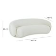 thumbnail image 3 of Kendall Cream Velvet Sofa, 3 of 7