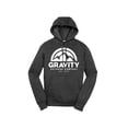 thumbnail image 1 of Mens Gravity Outdoor Co. Chandail à Capuche - Graphite Chiné - Logo Blanc - 2TG, 1 of 1