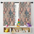 thumbnail image 5 of Blackout Kids Curtains,Multicolor Ethnic Mandala Pattern Childrens Insulated Curtains Set Of 2,Bedroom Essentials,Toddler Room Decor 42x54in(106x137cm), 5 of 5