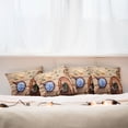thumbnail image 3 of Ambesonne Tea Party Throw Pillow Cover 4 Pack, Herbal Pot Rustic, 16", Multicolor, 3 of 6
