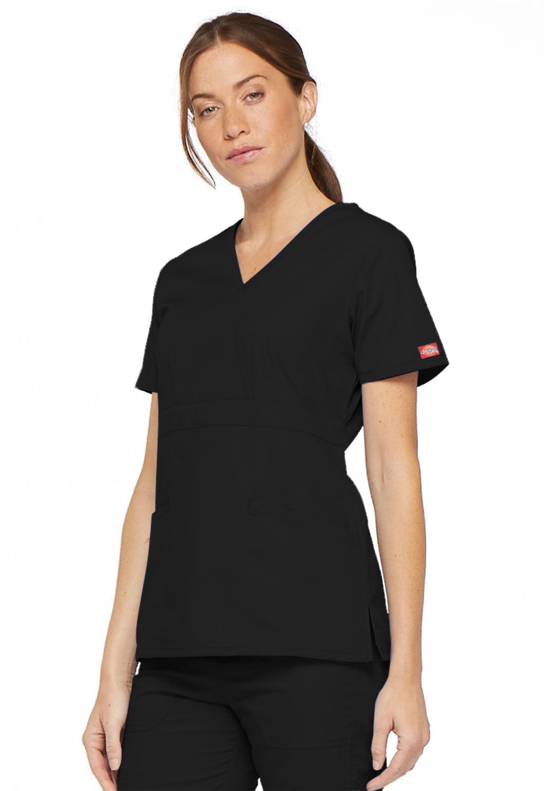 Dickies EDS Signature Scrubs Top for Women Mock Wrap 86806