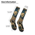 thumbnail image 2 of Salouo Romantic Skeletons Under Moon Print Women's Men's Ankle Socks 1-pack Casual Athletic Socks for Unisex Adult Moisture-Wicking Socks for Daily Wear/Running/Sport, 2 of 8