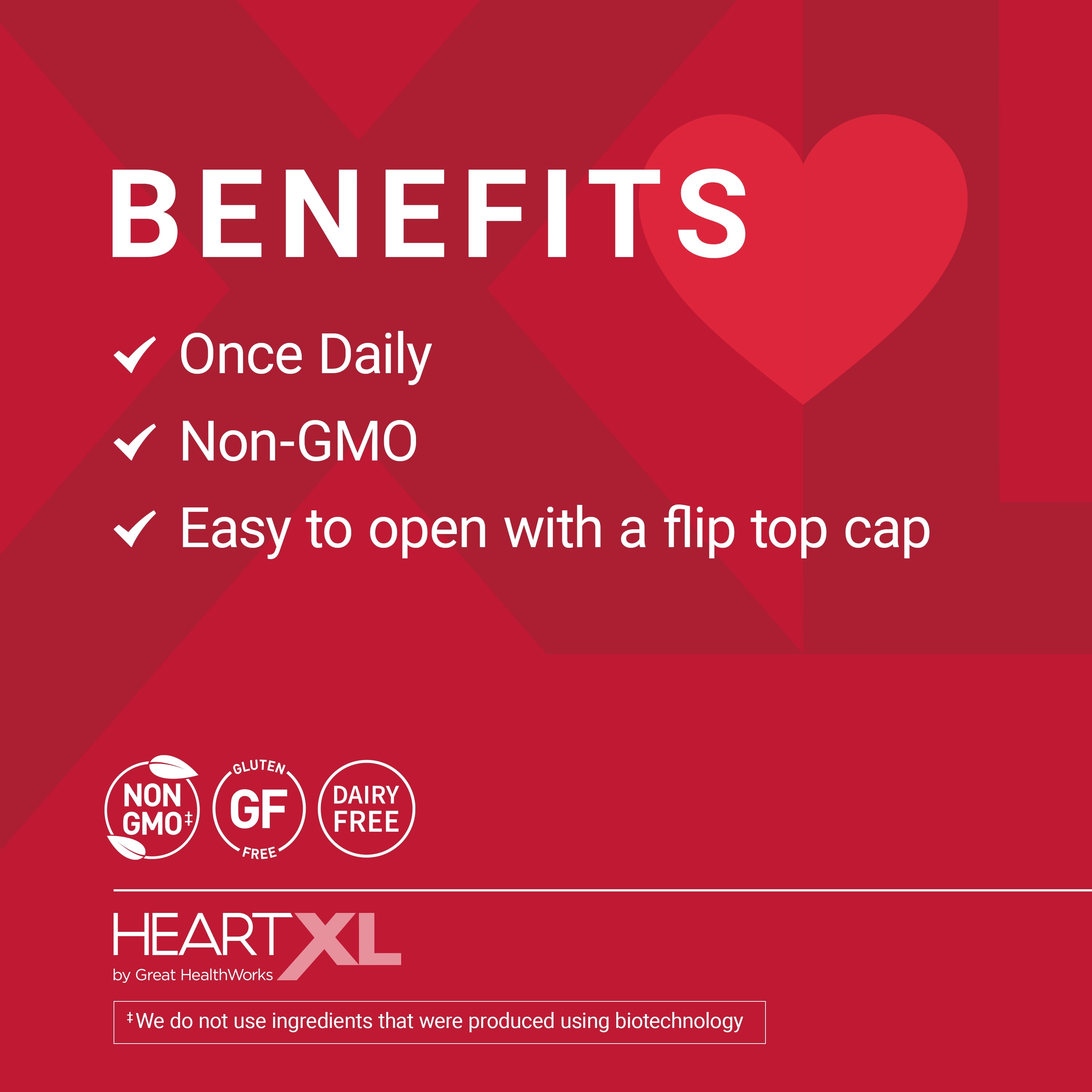 HeartXL Omega-7 Blend, Cardiovascular Health Support, Promotes Healthy Metabolism, Gluten-Free Heart Health Supplement, 30 Soft Gels