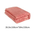 thumbnail image 4 of Xuniizn Soft Blankets, Throw Blanket for Couch, Flannel Sherpa Blanket Fleece Blanket for Adults, Cozy, Plush, Thicken, Reversible, Machine Washable, Pink, 4 of 9