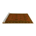 thumbnail image 2 of Ahgly Company Machine Washable Indoor Round Persian Yellow Traditional Area Rugs, 7' Round, 2 of 4