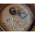 thumbnail image 5 of Wollet Handmade Pure Copper Spoon Coffee Spoon, Milk Mixer Stick, Dessert Spoon, Small Teaspoon, 5 of 8