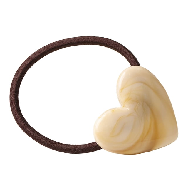 Riforla LoveDesign Attache-Cheveux Queue de Cheval Cheveux Or Cheveux Or Queue de Cheval Argent LoveDesign Attaches-Cheveux Élastique pour Cheveux Attaches-Cheveux pour Femmes Accessoires pour Cheveux Or Corde à Cheveux Beige