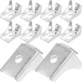 thumbnail image 1 of 10 Uds. Clips de estante de gabinete Clips de estante de archivador de Metal soportes de estantería resistentes, 1 of 7