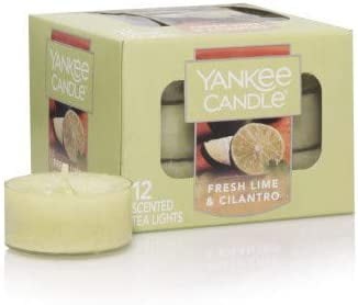 OLIVE OIL & THYME YANKEE CANDLE TEALIGHTS 12 CT BOX 