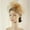 Khaki, variant on Hats for Women Flower Pillbox Hat Fascinator with Headband Clip for Wedding Tea Party Church Party Hats Black One Size Fashion Women Men