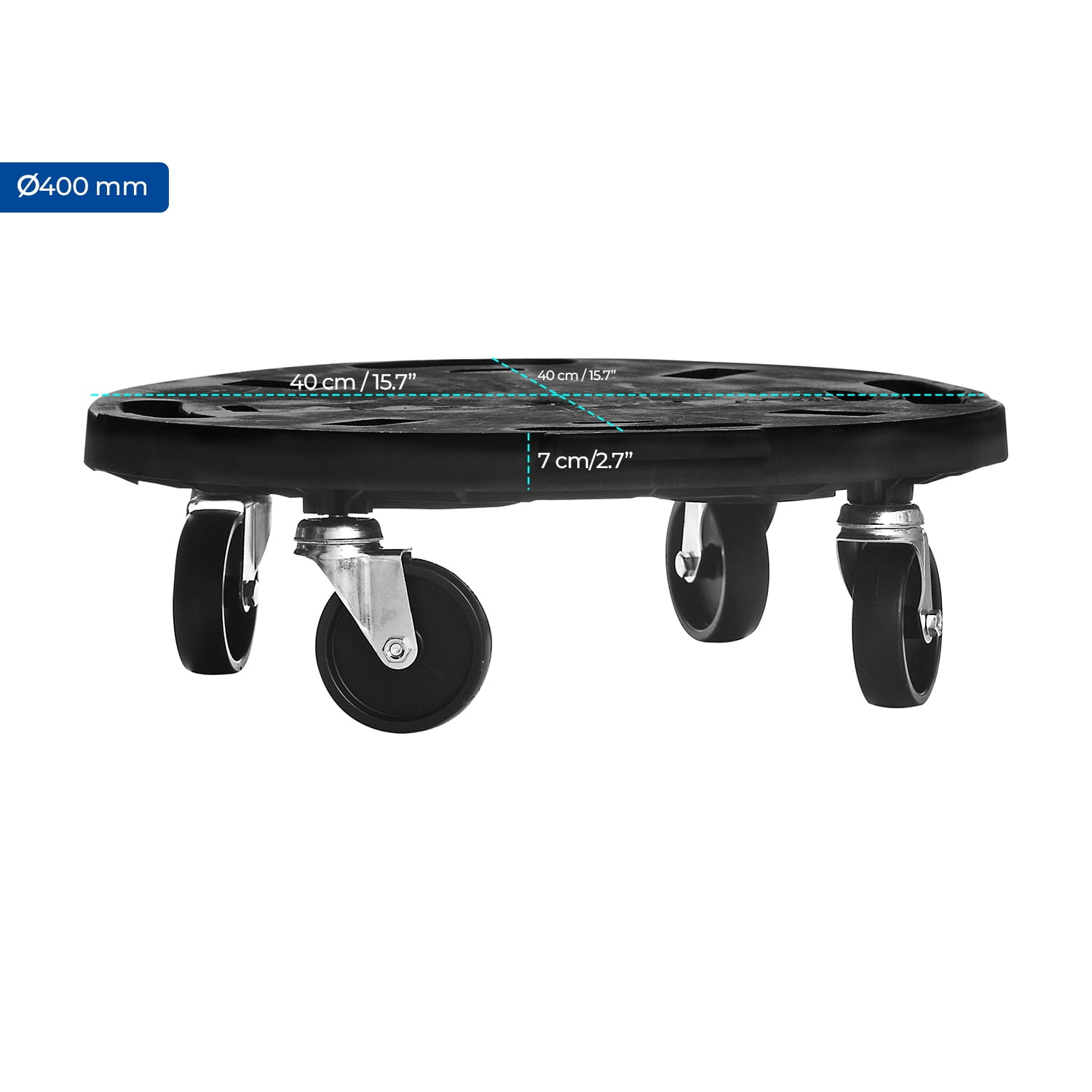 OMAC Rolling Board Transport Dolly Furniture Dolly 606 lbs Wheel Carrier Ø400