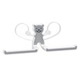 thumbnail image 1 of Storage Hook Rack Multipurpose Strong Bearing Capacity Waterproof Punch Free Towel Rack Holder for Home Grey, 1 of 6