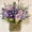 A, variant on Cream Hydrangea Door Hanger Basket Wreath, Farmhouse Wreath with Wildflowers, Artificial Spring Summer Garland for Front Door, Seasonal Holiday Ornament (D)