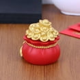 thumbnail image 4 of MLINS 3pcs Feng Shui Money Bag, Feng Shui Bag Money, Chinese Gold Pot, Chinese Fortune Figurines Feng Shui, Car Ornament, Lucky New Year Piggy Bank Jar, Feng Shui Money Bowl, 4 of 6
