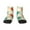 2 Black-2, variant on Vintage Bowling Pattern Quarter Crew Socks,Toe Seamed Ankle Socks,Cotton Cushioned Breathable Athletic Crew Sports Socks