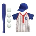 thumbnail image 4 of Disfraces de de béisbol para niños, accesorios para 4 pelotas de béisbol, fiesta temática de zombis para niños, 4 of 8
