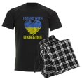 thumbnail image 6 of CafePress - Ukrainian Lover I Stand With Ukraine Heart Pajamas - Men's Dark Loose Fit Cotton Pajama Set, 6 of 7