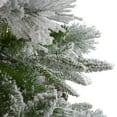thumbnail image 5 of Northlight Real Touch™️ Medium Flocked Rosemary Emerald Angel Pine Artificial Christmas Tree - 7.5', 5 of 7
