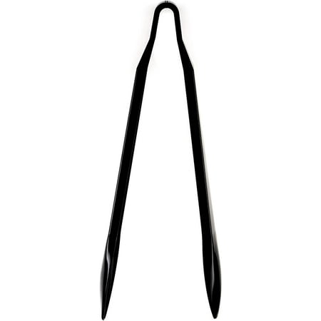 

Set Of 96 - Heavy Duty Black Serving Tongs - 9 Inch - Plastic Disposable Salad Tongs - High Heat Plastic Catering Salads Bakery Buffets BBQ Ice Hot And Cold Foods (9 )