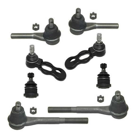 8 Pc Upper Lower Ball Joints Tie Rod End Link Front Suspension Kit Fits select: 1998-2002 FORD CROWN VICTORIA, 1998-2002 LINCOLN TOWN CAR